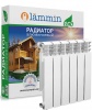 Радиатор алюминиевый  LAMMIN  ЕСО AL 500/ 80 -  6 секций