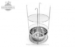 Этажерка 3-х ярусная с миской d = 280 мм ТЕХНОКЕРАМИКА Этажерка 3-х ярусная с миской d = 280 мм ТЕХНОКЕРАМИКА