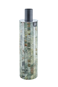 Дымоход - конвектор со встроенным шибером в ламелях ЖАДЕИТ НАБОРНЫЙ d = 115 мм L = 1000 мм Дымоход - конвектор со встроенным шибером в ламелях ЖАДЕИТ НАБОРНЫЙ d = 115 мм L = 1000 мм