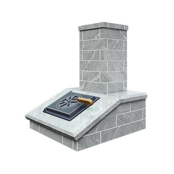 Облицовка на трубу для печей GFS ЗК 25  КЛАССИКА/ПРЕЗИДЕНТ КИРПИЧ ТАЛЬКОМАГНЕЗИТ (2 яруса) под шибер Облицовка на трубу для печей GFS ЗК 25  КЛАССИКА/ПРЕЗИДЕНТ КИРПИЧ ТАЛЬКОМАГНЕЗИТ (2 яруса) под шибер