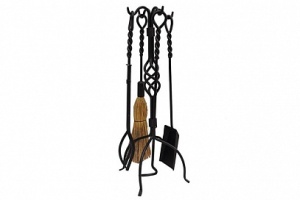 Каминный набор 1052 ВК ЧЕРНЫЙ 4 предмета Каминный набор 1052 ВК ЧЕРНЫЙ 4 предмета