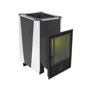 Печь-каменка чугунная ВОЕВОДА 20 дверца Д-1 конвекционная (8 - 20 м.куб)