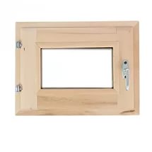 Оконный блок ЛИПА 600 х 900 мм СТЕКЛОПАКЕТ