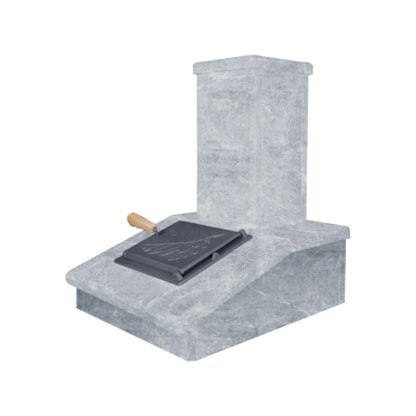 Облицовка на трубу для печей ГРОЗА 24  ПРЕЗИДЕНТ ТАЛЬКОХЛОРИТ (115*540)  (2 яруса) под шибер Облицовка на трубу для печей ГРОЗА 24  ПРЕЗИДЕНТ ТАЛЬКОХЛОРИТ (115*540)  (2 яруса) под шибер