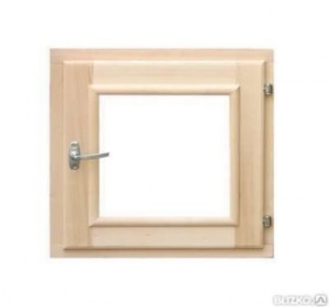 Оконный блок ЛИПА 600 х 600 мм стекло ПРОЗРАЧНОЕ