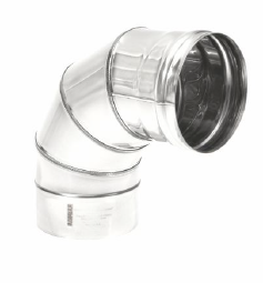 Колено 90 градусов d = 130 мм ТИС (0,8 ММ) (430 СТАНДАРТ) Колено 90 градусов d = 130 мм ТИС (0,8 ММ) (430 СТАНДАРТ)