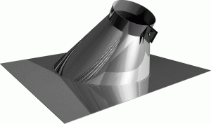 Проход кровли с фланцем d = 260 мм 30 гр. НЕРЖ. Проход кровли с фланцем d = 260 мм 30 гр. НЕРЖ.