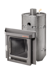 Печь-каменка МАЛЮТКА ПФ в кожухе СТАНДАРТ дверца со стеклом (18 м.куб) Печь-каменка МАЛЮТКА ПФ в кожухе СТАНДАРТ дверца со стеклом (18 м.куб)