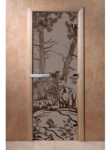 Дверь стеклянная МИШКИ В ЛЕСУ ГРАФИТ МАТОВЫЙ 700 х 1900 мм 3 петли,стекло 8 мм,кор ОСИНА,магнит DW Дверь стеклянная МИШКИ В ЛЕСУ ГРАФИТ МАТОВЫЙ 700 х 1900 мм 3 петли,стекло 8 мм,кор ОСИНА,магнит DW