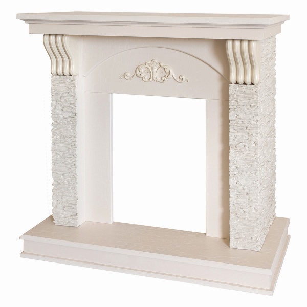 Портал Corfino STD/EUG айвори (WT-F612) для электроочага стандартного/Eugene *