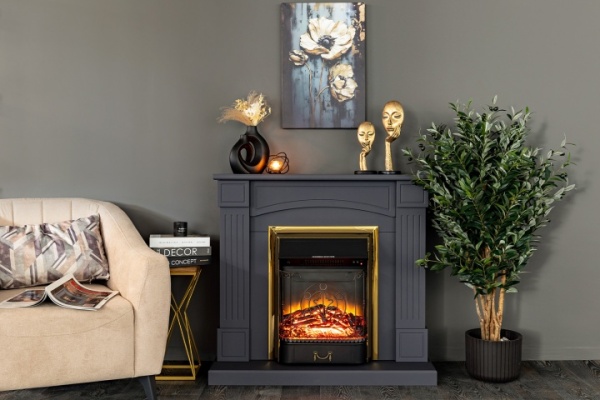 Портал Boston серый графит для классических электроочагов Fobos FXM Black (RoyalFlame) Портал Boston серый графит для классических электроочагов Fobos FXM Black (RoyalFlame)