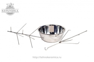 Набор универсальный d = 180 мм (тарелка, курница, елочка) для тандыра АХМАТ ТЕХНОКЕРАМИКА Набор универсальный d = 180 мм (тарелка, курница, елочка) для тандыра АХМАТ ТЕХНОКЕРАМИКА