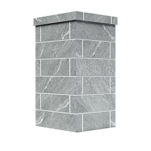 Облицовка на трубу для печей GFS ЗК 30 / ГРОМ 30  КЛАССИКА/ПРЕЗИДЕНТ КИРП ТАЛЬКОМАГНЕЗ(2яруса) шибер Облицовка на трубу для печей GFS ЗК 30 / ГРОМ 30  КЛАССИКА/ПРЕЗИДЕНТ КИРП ТАЛЬКОМАГНЕЗ(2яруса) шибер