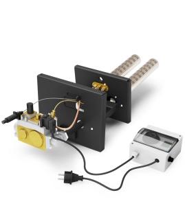 Горелка газовая  САХАЛИН-4 КОМБИ 26 кВт энергозависимая + Пульт управления
