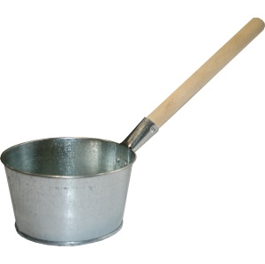 Ковш 1,5л оцинкованная сталь Ковш 1,5л оцинкованная сталь