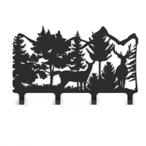 Вешалка  Русский Лес L-380 4 крючка ВЕЗУВИЙ Вешалка  Русский Лес L-380 4 крючка ВЕЗУВИЙ