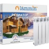 Радиатор биметаллический  LAMMIN PREMIUM BM 500/100 -  4 секции