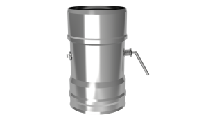 Шибер (заслонка) поворотный d = 115 мм (0,8 ММ)  (GS) Шибер (заслонка) поворотный d = 115 мм (0,8 ММ)  (GS)