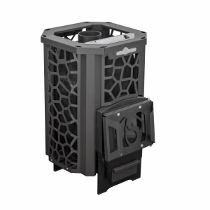 Печь-каменка Сталь-Мастер HARD Саванна 16S без ВТК (14 - 18 м.куб) (без дверки)