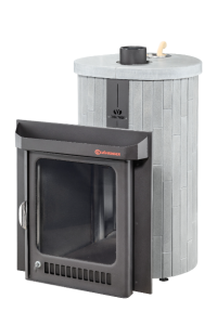 Печь-каменка МАЛЮТКА ПФ дверца со стеклом в ламелях СЕРЫЙ ВЕЛЮР ЦЕЛЬНЫЙ (18 м.куб) Печь-каменка МАЛЮТКА ПФ дверца со стеклом в ламелях СЕРЫЙ ВЕЛЮР ЦЕЛЬНЫЙ (18 м.куб)