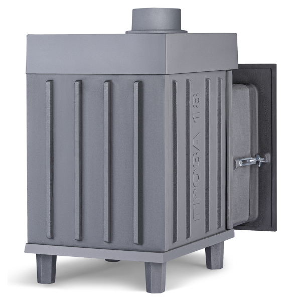 Печь-каменка чугунная ГРОЗА 18М дверца со стеклом (18 м.куб) Печь-каменка чугунная ГРОЗА 18М дверца со стеклом (18 м.куб)