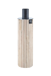 Дымоход - конвектор со встроенным шибером в ламелях ОКАМЕНЕВШЕЕ ДЕРЕВО НАБОР. d = 115 мм L = 1000 мм