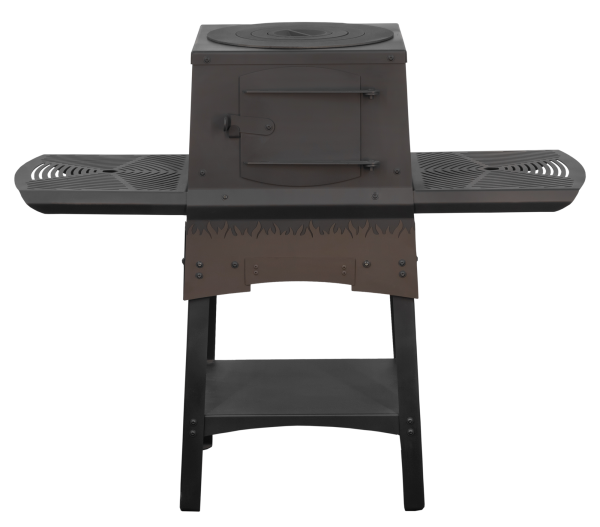 Печь под казан с чугунной плитой LUX СТАЛЬ-МАСТЕР