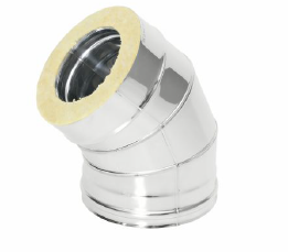 Сэндвич-колено 45 гр. d = 130/230 мм (Н+Н) ТИС (0,8 ММ) (304 ПРЕМИУМ) Сэндвич-колено 45 гр. d = 130/230 мм (Н+Н) ТИС (0,8 ММ) (304 ПРЕМИУМ)