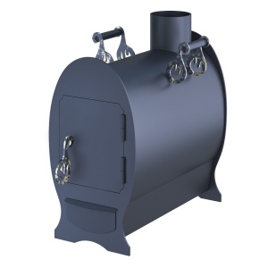 Печь отопительная БУРЖУЙКА - 8 мм (85 - 180 м.куб)