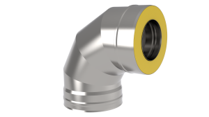 Сэндвич-колено 90 гр. d = 150/220 мм (Н+Н) 0,8 ММ Сэндвич-колено 90 гр. d = 150/220 мм (Н+Н) 0,8 ММ