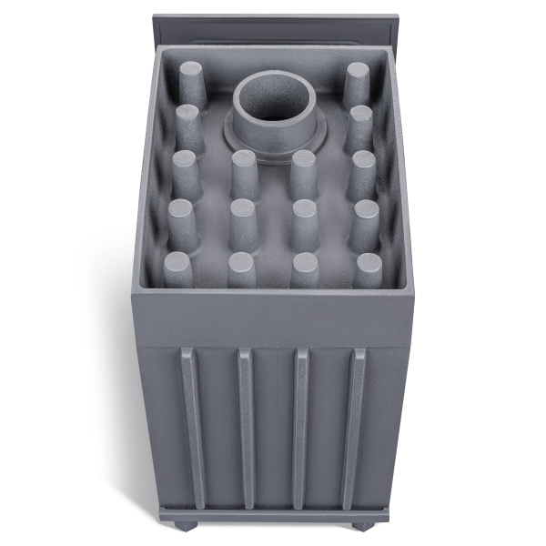 Печь-каменка чугунная ГРОЗА 24М дверца со стеклом (24 м.куб) Печь-каменка чугунная ГРОЗА 24М дверца со стеклом (24 м.куб)