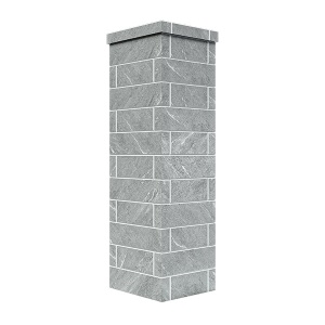 Облицовка на трубу для печей GFS ЗК 40  КЛАССИКА КИРПИЧ ТАЛЬКОМАГНЕЗИТ (150*790) (3 яруса) под шибер Облицовка на трубу для печей GFS ЗК 40  КЛАССИКА КИРПИЧ ТАЛЬКОМАГНЕЗИТ (150*790) (3 яруса) под шибер