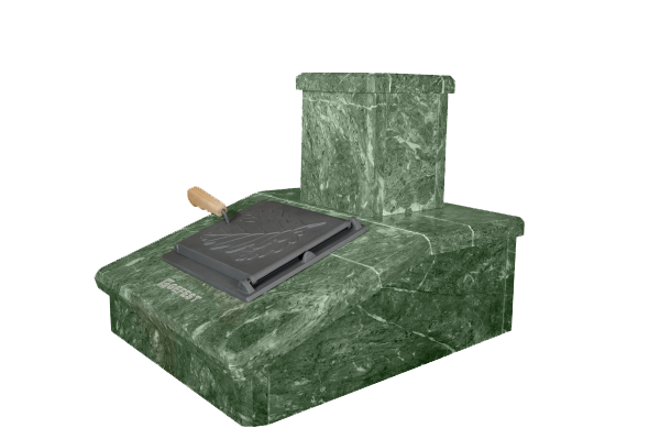 Облицовка на трубу ПРЕЗИДЕНТ 130х290 для печей ГЕФЕСТ 25/25-ЗК ЗМЕЕВИК (1 ярус)