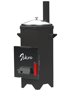 Печь под казан  7 л  ISKRA I (дымоход в комплекте)