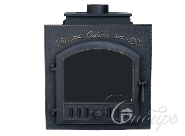 Печь-каменка СИБИРЬ-40 дверца ПАНОРАМА (700 х 700 мм)