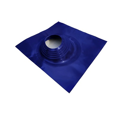 Герметизирующий элемент для кровли Мастер Flash №3 угловой (d= 254 - 467 мм) синий (монтажная площадка - алюминий)