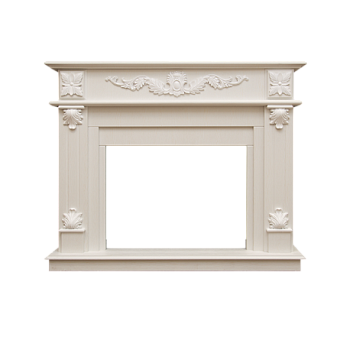 Портал Philadelphia 25,5/26 белое золото (WT-F614) для электроочага с 25,5/26 диагональю